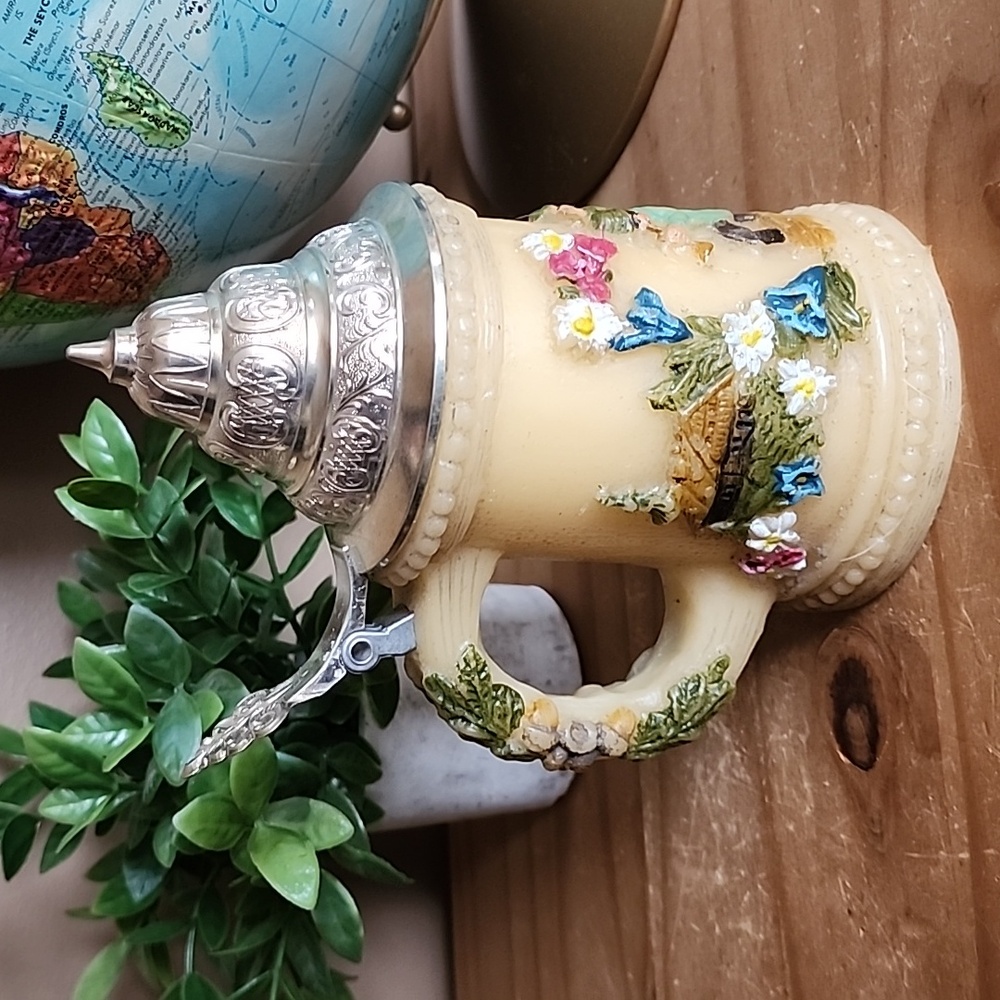 Vintage Günter Candle Faux Beer Stein West Germany